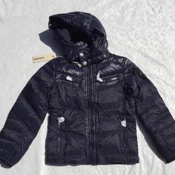Diesel Other - DIESEL*Navy Blue Hooded 'Janton' Jacket Coat $209